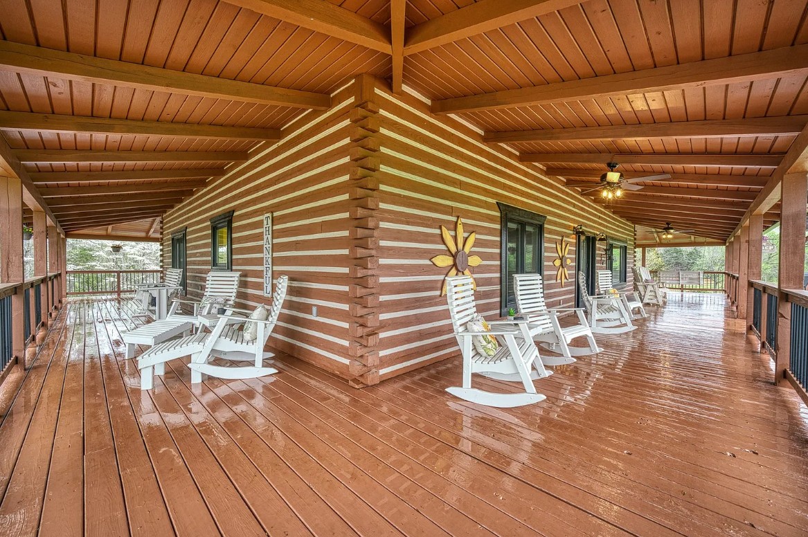 Cypress Log Cabin Restoration
